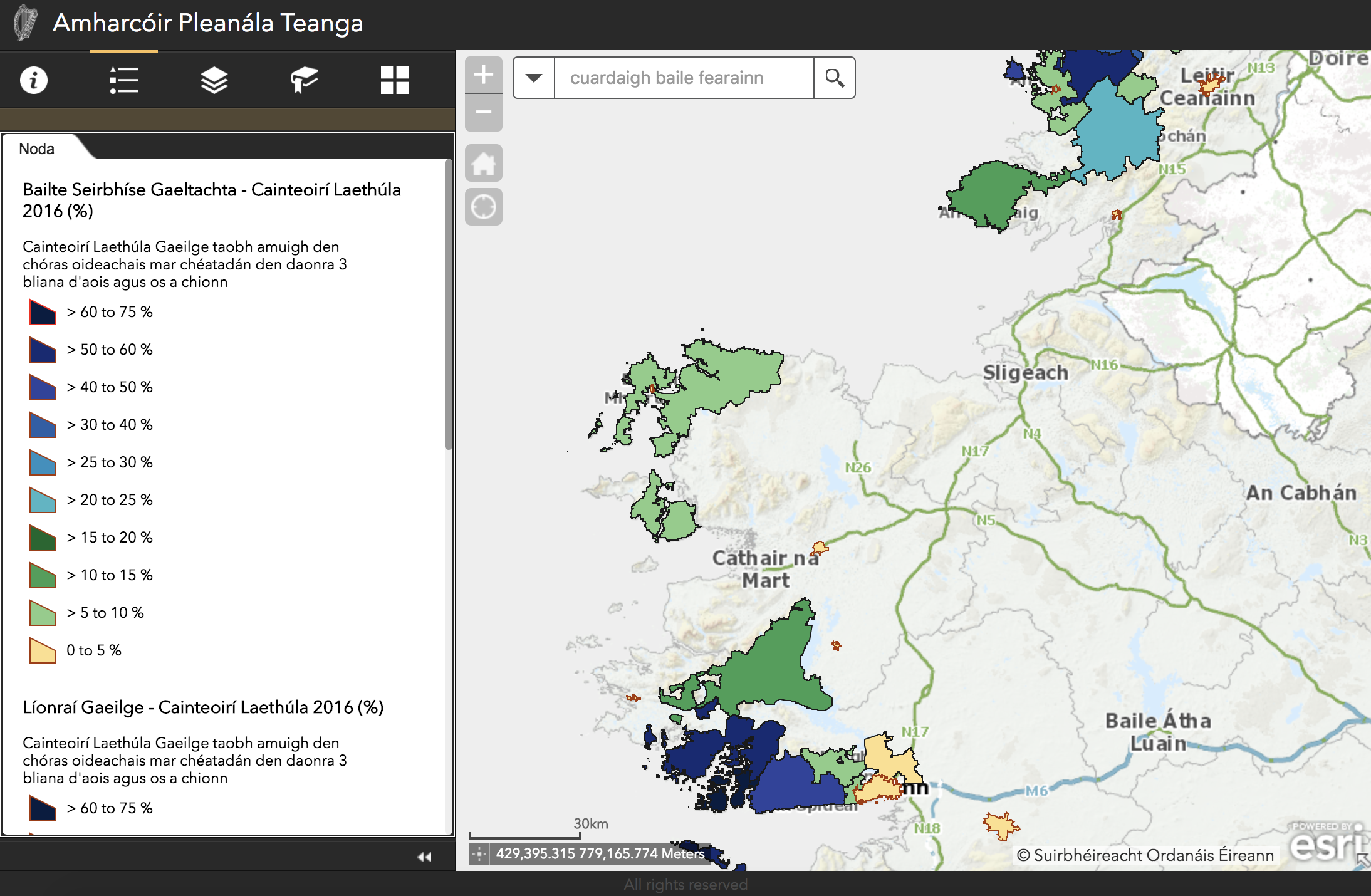 amharc-ir-plean-la-teanga-gis-language-planning-viewer-gis